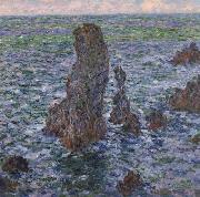 The Port Coton Pyramids,, Claude Monet